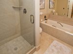 Master Bathroom Tub & Shower